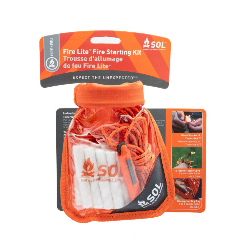 Survive Outdoors Longer SOL Fire Lite Kit in Dry Bag One Size