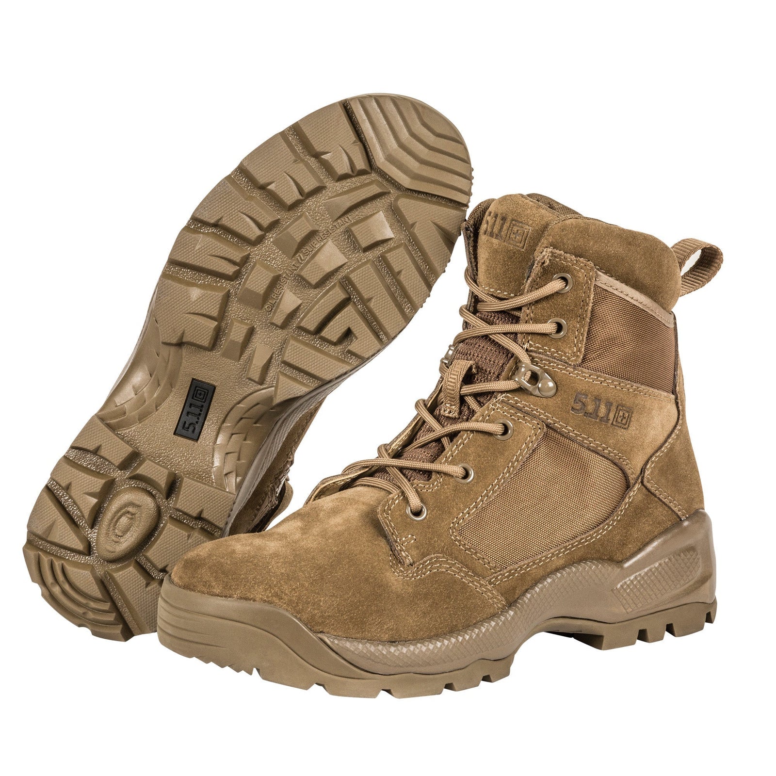 5.11 Tactical ATAC 2.0 6 Inches Side Zip Desert Boot Dark Coyote 6 Regular Gear Australia by G8