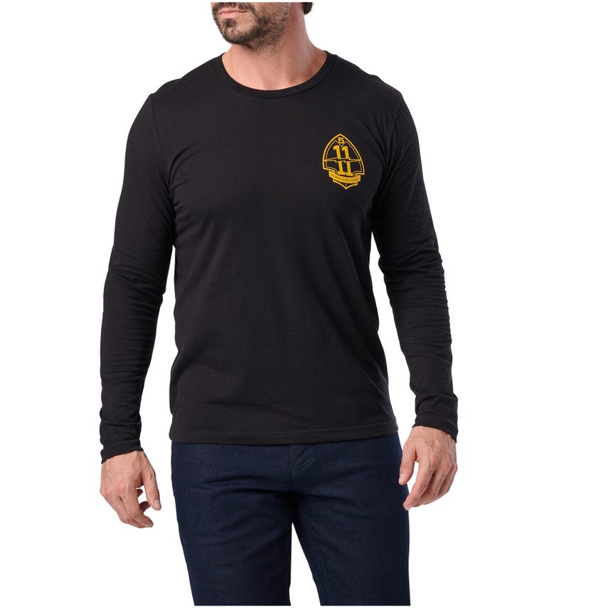 5.11 Tactical BATTLE TESTED Long Sleeve TEE - BLACK Small Gear Australia by G8