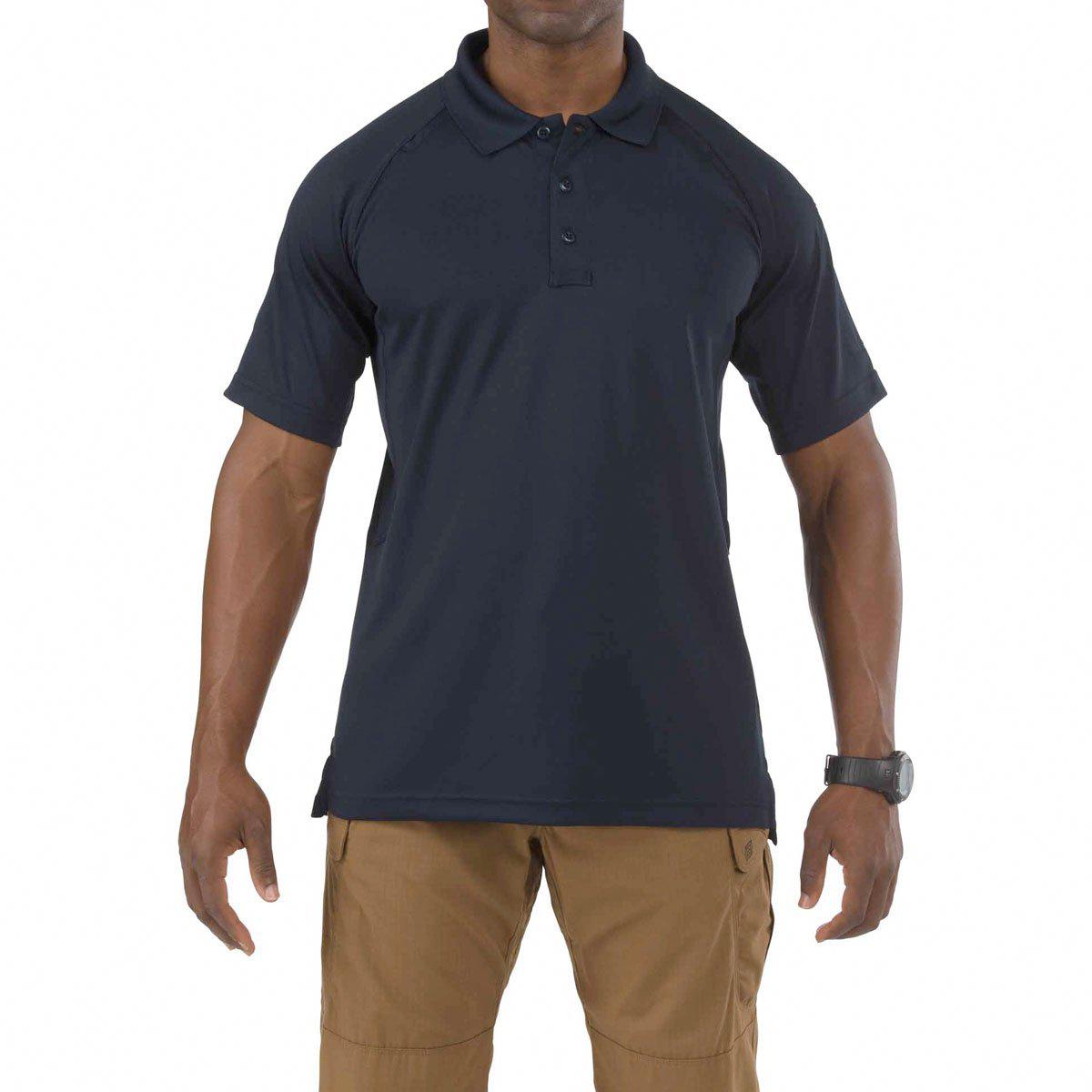 5.11 Tactical Performance Short Sleeve Polo Dark Navy Extra Small Gear Australia by G8