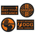 ONETIGRIS Hi-Vis Dog Patch Set