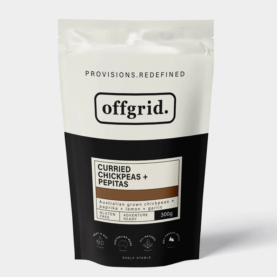 OFFGRID PROVISIONS Curried Chickpeas - Heat & Eat Meal Gear Australia by G8