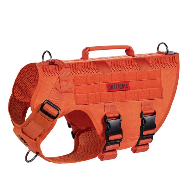 ONETIGRIS AIRE Mesh Dog Harness Medium Orange Gear Australia by G8