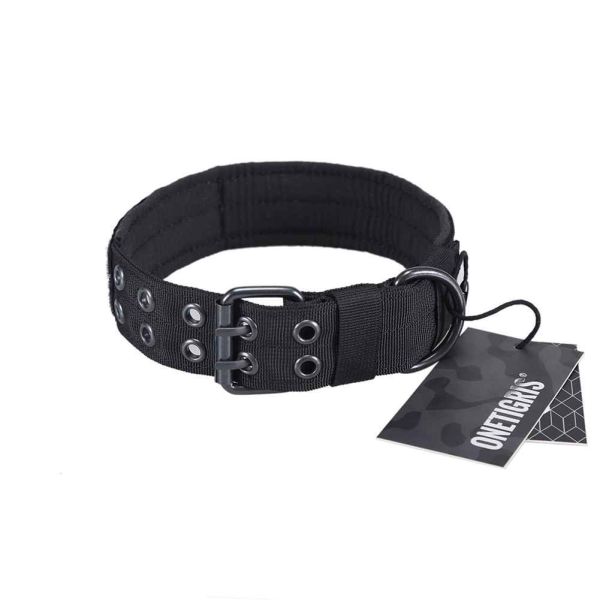 ONETIGRIS Dog Collar 02 Black Medium Gear Australia by G8