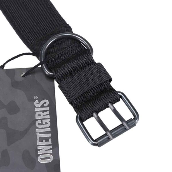 ONETIGRIS Dog Collar 02 Black Medium Gear Australia by G8