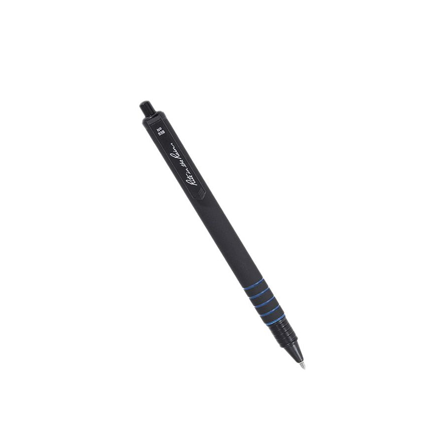 Rite in the Rain All Weather Plastic Clicker Pen w/Clip Refillable - Matte Black - Blue Ink