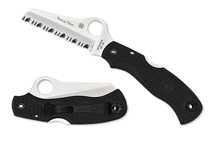 SPYDERCO Rescue 79mm Lightweight Black - Serrated Blade