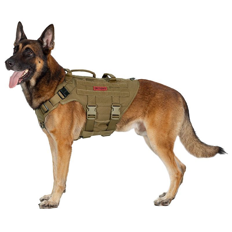 ONETIGRIS X DESTROYER Dog Harness Medium Coyote Brown Gear Australia by G8